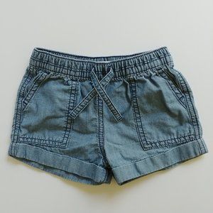 Carter's Chambray Lightweight Pull-On Shorts 24 M
